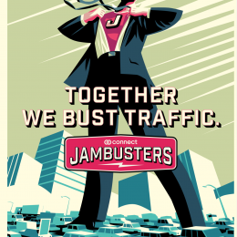Helping jammed commuters help themselves campaign